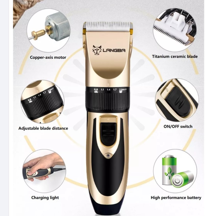 LANGBA AB60 bežična mašinica za šišanje kućnih ljubimaca LANGBA AB60 bežična mašinica za šišanje kućnih ljubimaca